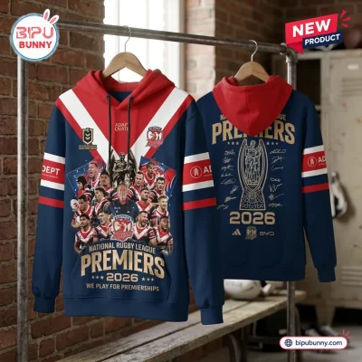 Sydney Roosters 2026 Premiers Rugby Hoodie