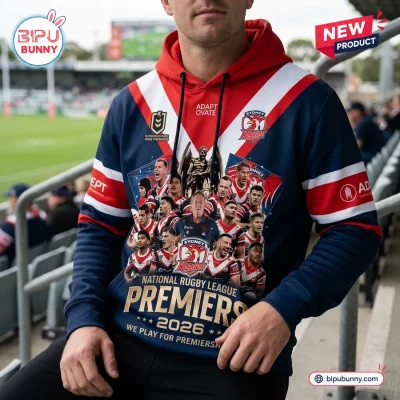 Sydney Roosters 2026 Premiers Rugby Hoodie