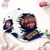 Front view of Sydney Roosters NRL Premiers 2026 Cap with white and blue torn design.