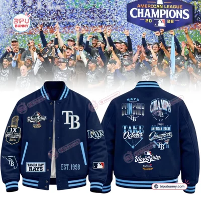 Tampa Bay Rays 2026 World Series Baseball Jacket