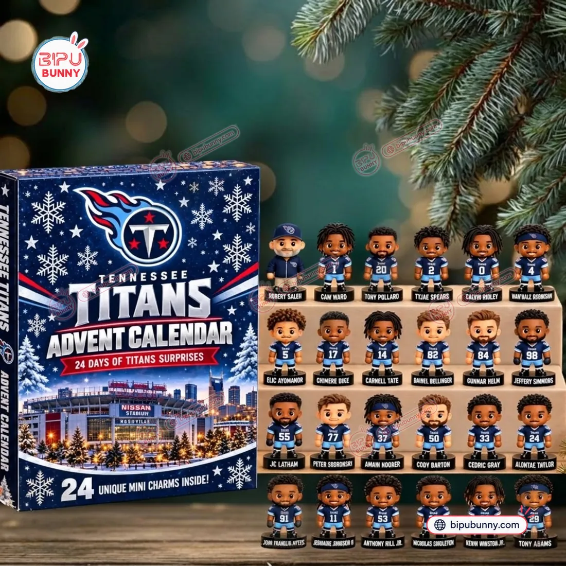 Tennessee Titans Advent Calendar Christmas Countdown Tennessee Titans Advent Calendar Christmas Countdown