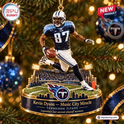 Tennessee Titans Music City Miracle Christmas Ornament