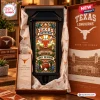 Unboxing view of a Texas Longhorns Stadium Solar Garden Light inside a branded gift box.