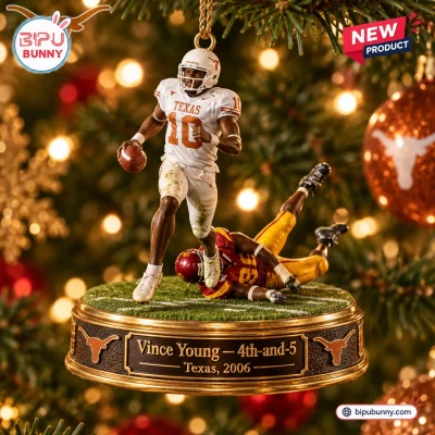 Texas Longhorns Vince Young 4th and 5 Ornament
