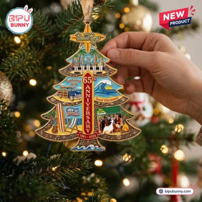 The Beach Boys 65th Anniversary Christmas Ornament