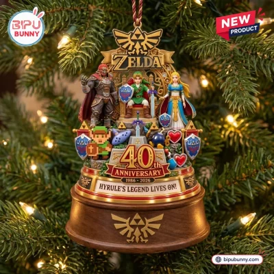 The Legend of Zelda 40th Anniversary 1986-2026 Ornament