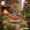 Front view of The Legend of Zelda 40th Anniversary 1986-2026 Ornament featuring figures and icons.