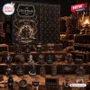 Front view of The Leviathan Black Spiced Rum 2026 Advent Calendar surrounded by nautical themed miniatures.