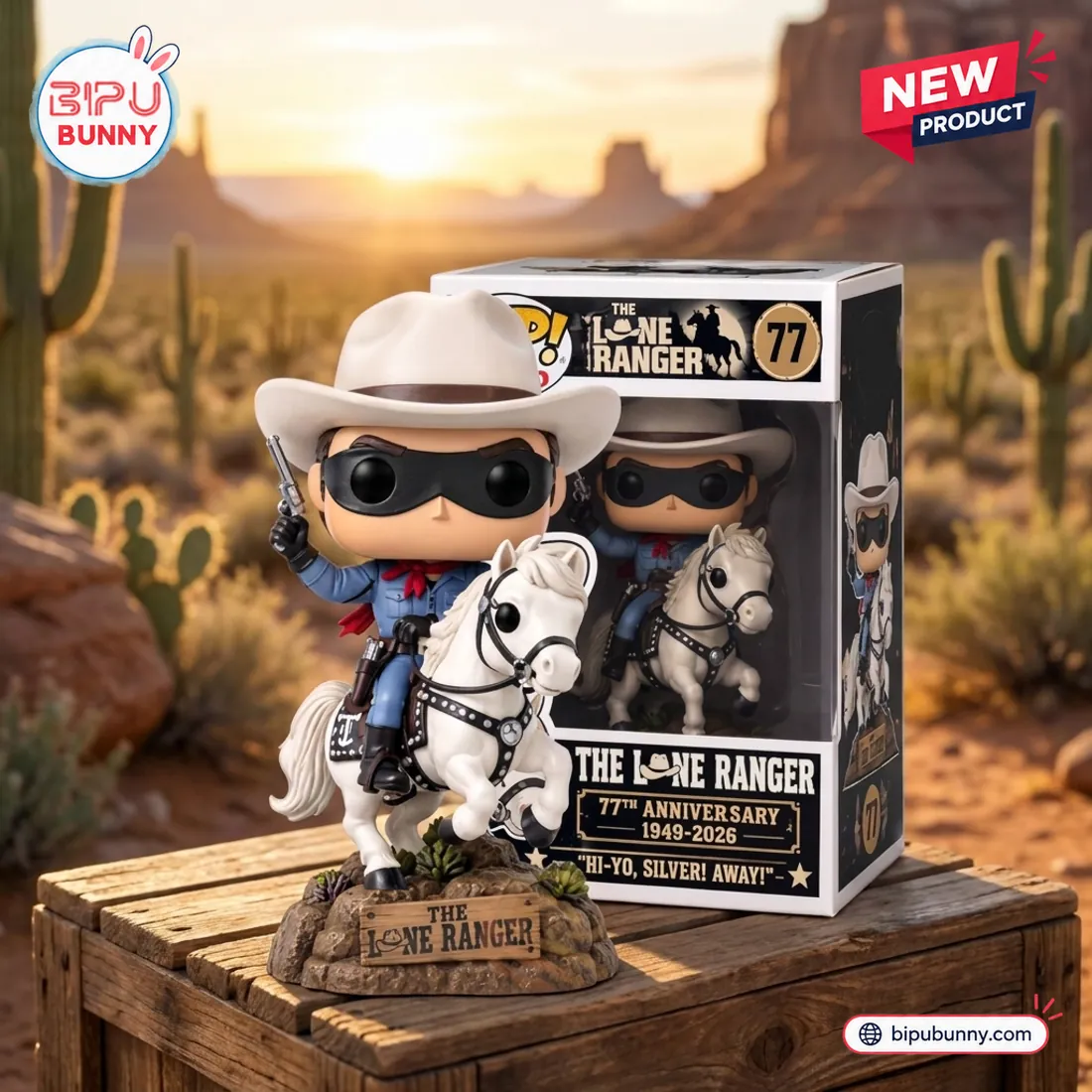 The Lone Ranger 77th Anniversary Vinyl Figure The Lone Ranger 77th Anniversary Vinyl Figure
