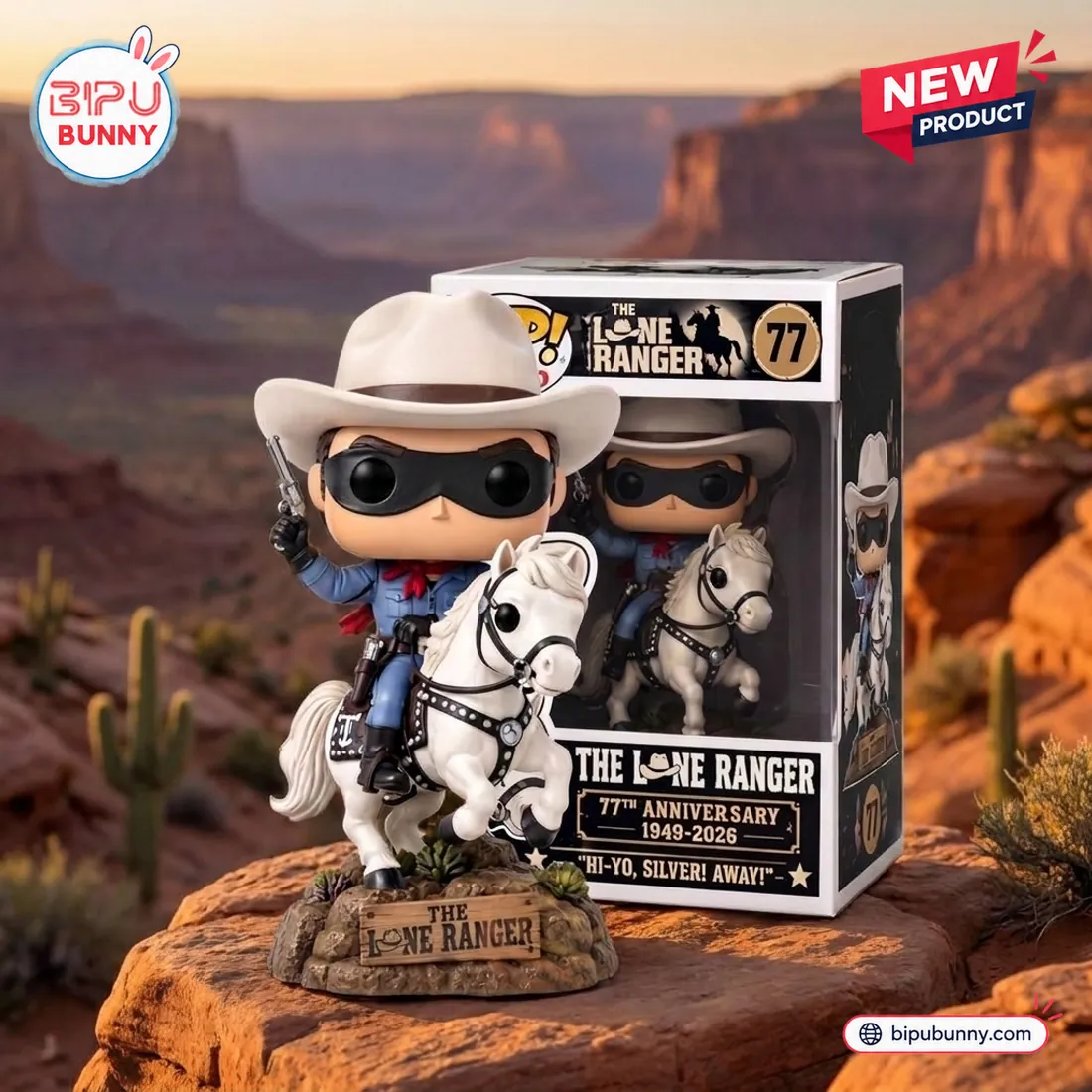The Lone Ranger 77th Anniversary Vinyl Figure The Lone Ranger 77th Anniversary Vinyl Figure