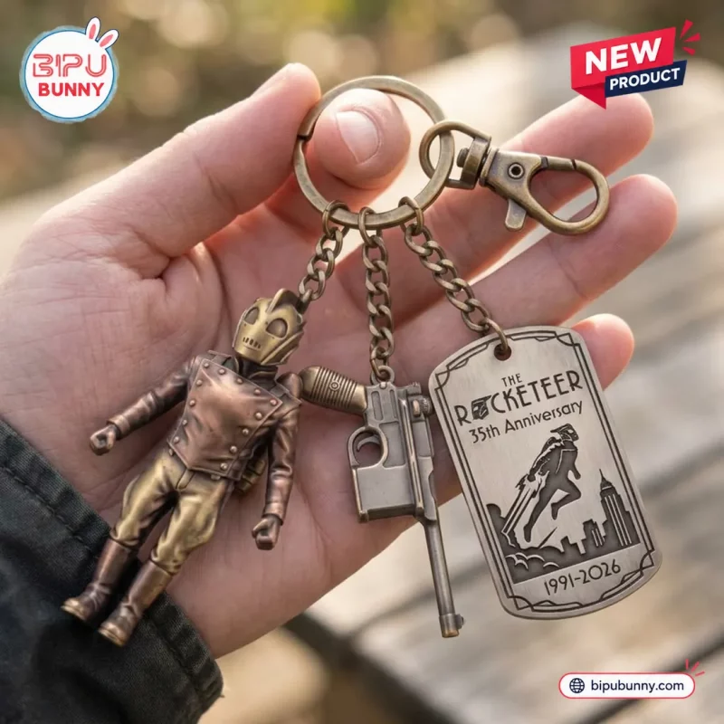 The Rocketeer 35th Anniversary Keychain (1991-2026)