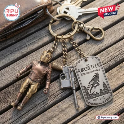 The Rocketeer 35th Anniversary Keychain