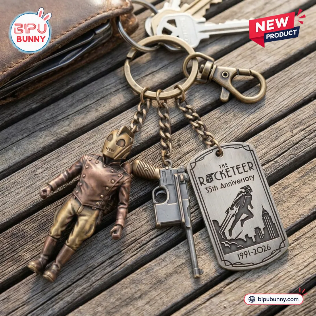 The Rocketeer 35th Anniversary Keychain The Rocketeer 35th Anniversary Keychain