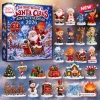 Front view of The Year Without A Santa Claus Advent Calendar 2026 box and miniature figurines.