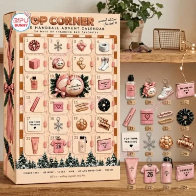 Top Corner Pink Handball Advent Calendar 2026