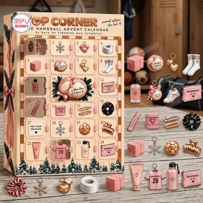 Top Corner Pink Handball Advent Calendar 2026