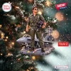 Front view of Top Gun Maverick Christmas Ornament on aircraft carrier.