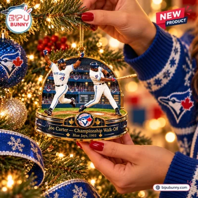 Toronto Blue Jays Joe Carter Christmas Ornament