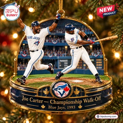 Toronto Blue Jays Joe Carter Christmas Ornament