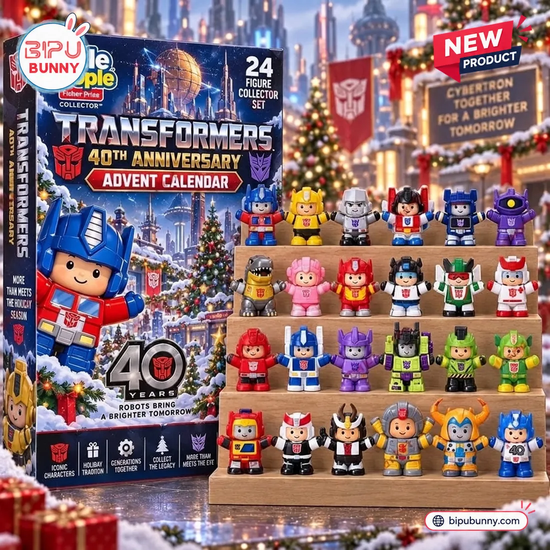 Transformers 40th Anniversary Collectible Advent Calendar Transformers 40th Anniversary Collectible Advent Calendar