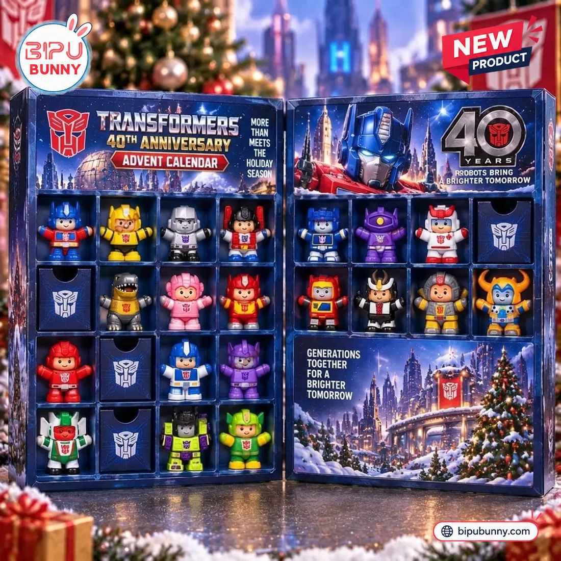 Transformers 40th Anniversary Collectible Advent Calendar Transformers 40th Anniversary Collectible Advent Calendar