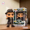 Front view of the Vince Lombardi The Pope 113th Anniversary Vinyl Figure beside its box.