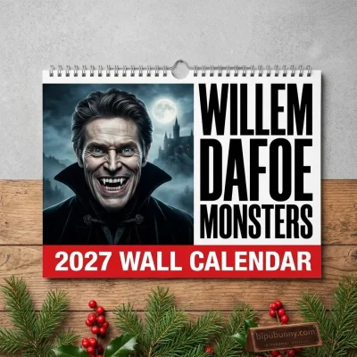Willem Dafoe Classic Horror Monsters & Folklore 2027 Wall Calendar