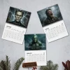 Three open pages from the Willem Dafoe Classic Horror Monsters & Folklore 2027 Wall Calendar.