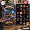 Open front view of the Wizarding World 2026 Advent Calendar displaying twenty-four compartments with various themed ornaments.